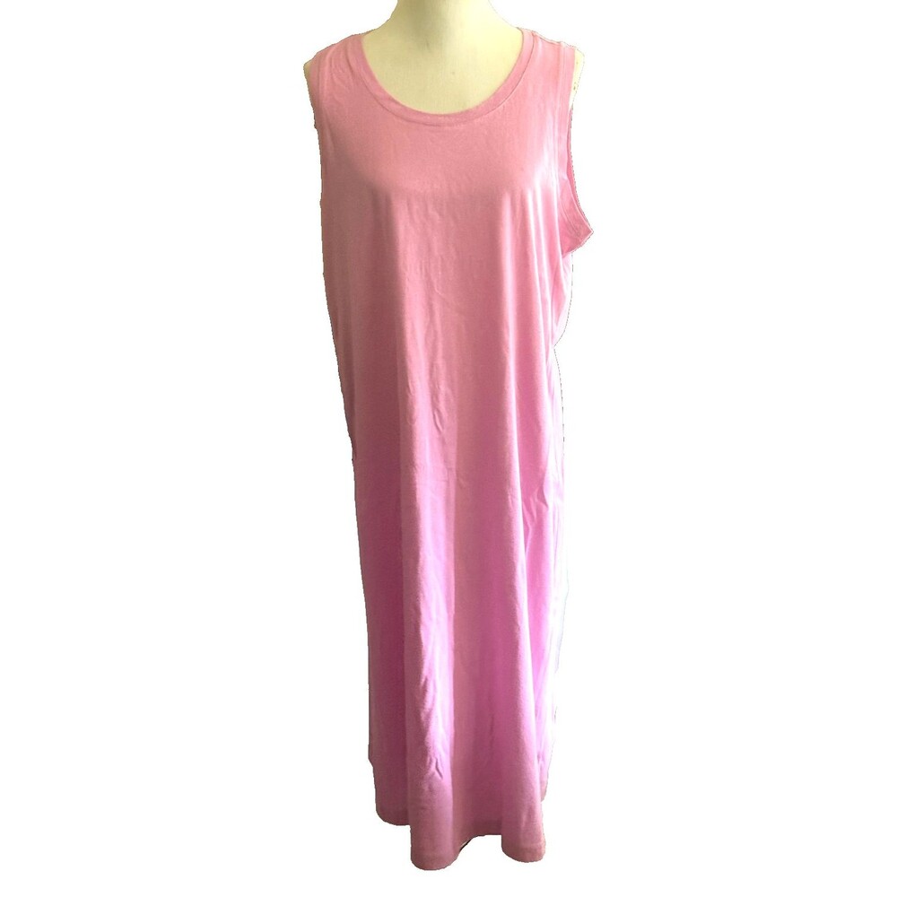 New Jockey Everyday Essentials 100% Cotton Tank Sleep Dress Size XL